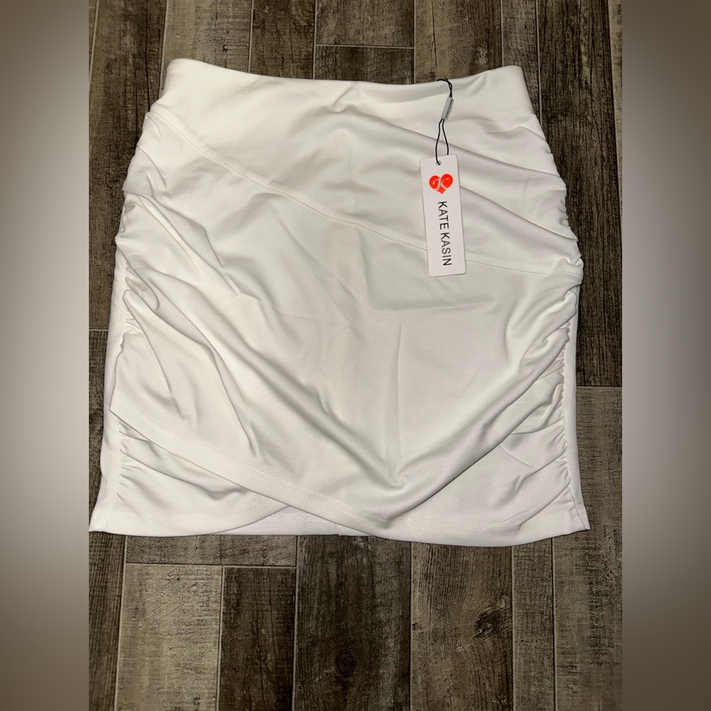 Kate Kasin white skirt - size M